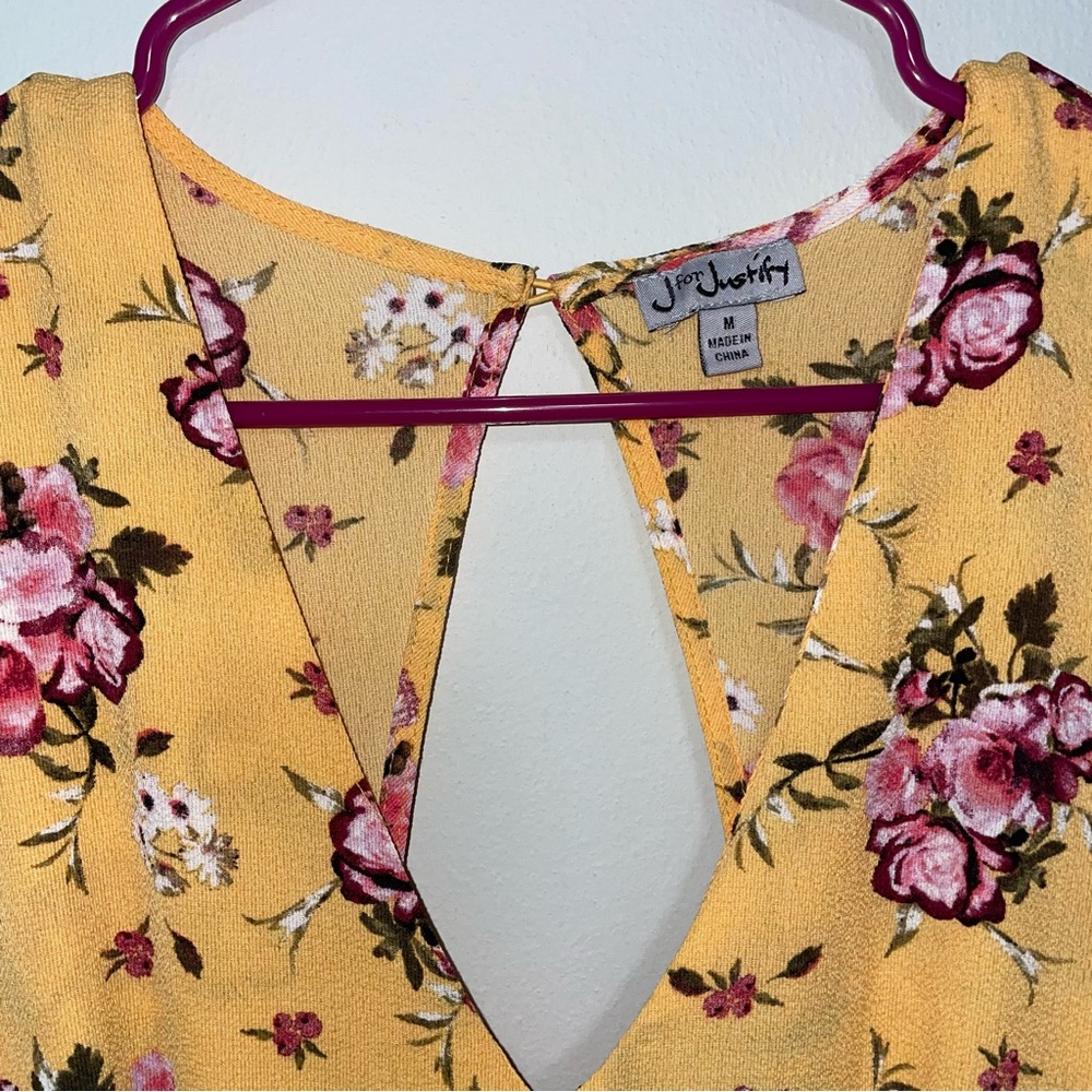 J for Justify Floral Romper Dress - Picture 6 of 7
